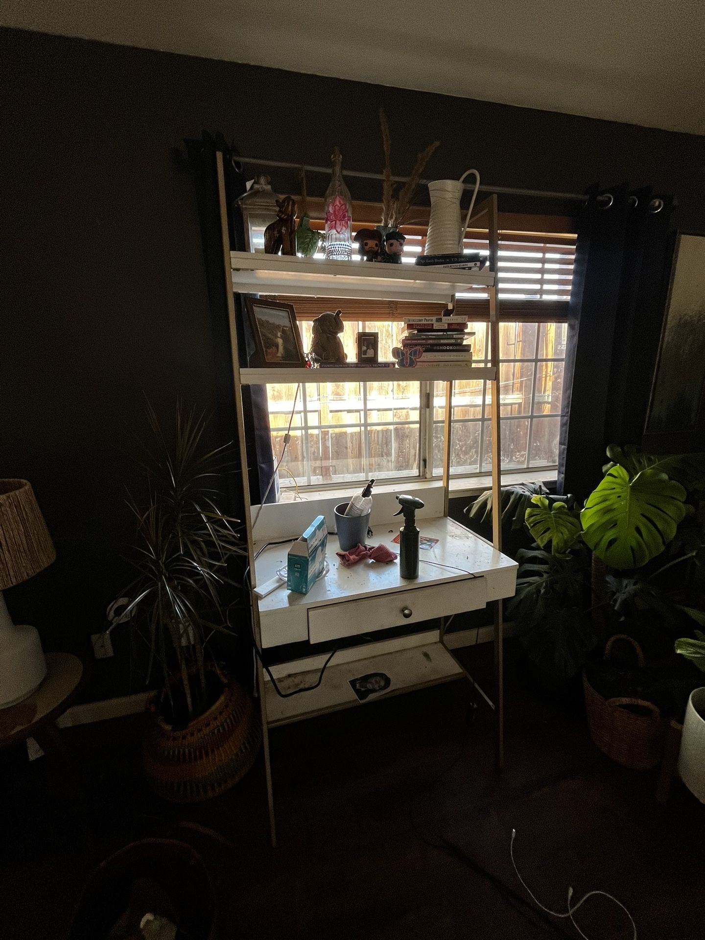 Ladder Shelf with Desk