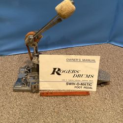 1973 Rogers Pedal One Piece Foot Board