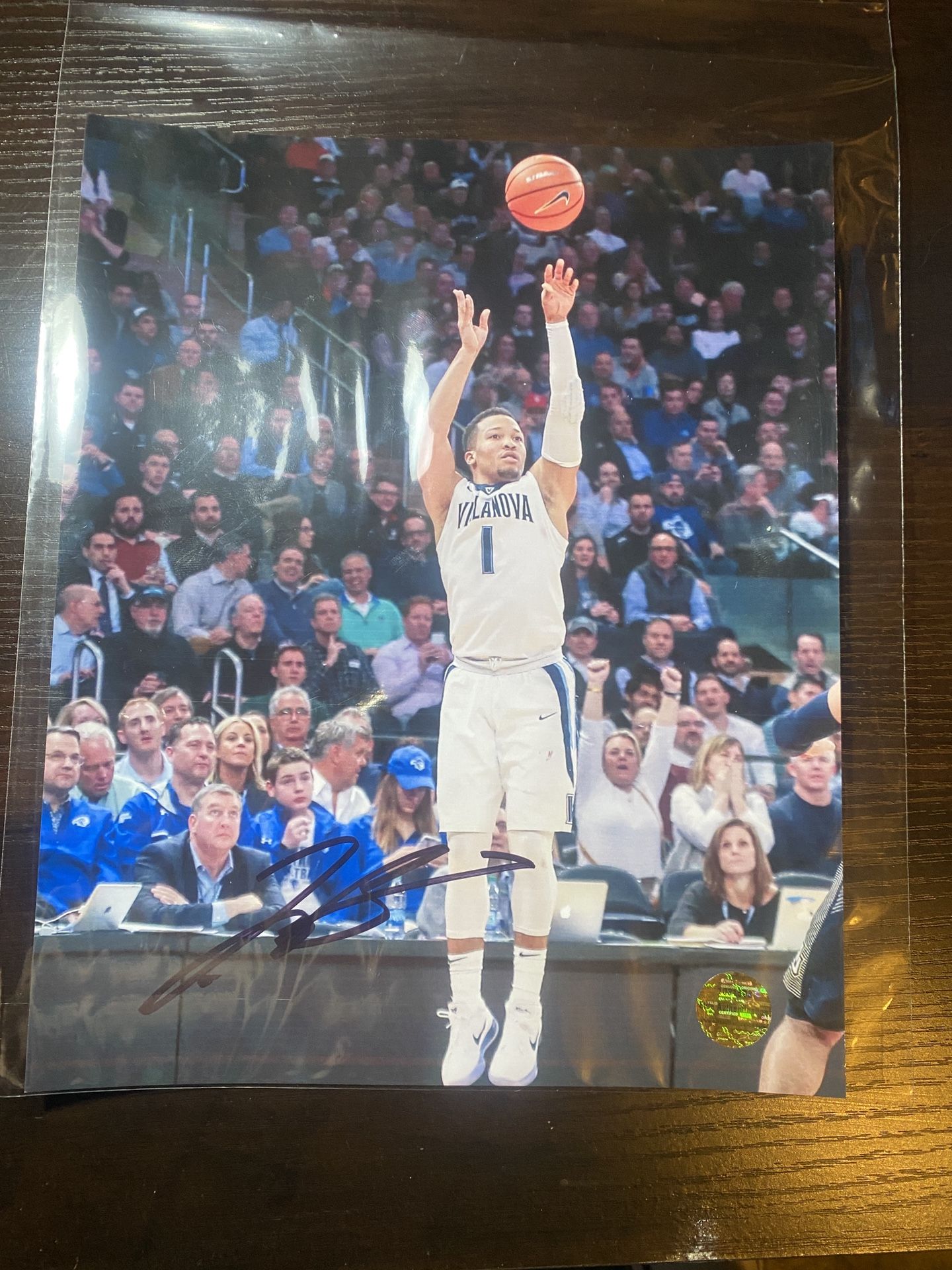 Jalen Brunson autograph 8 x 10 with COA