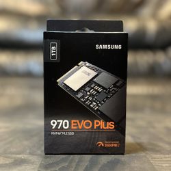 Samsung 970 EVO Plus 1TB Gen 3 m.2 2280 NVMe 3.5K MB read for laptop desktop or compatible devices 