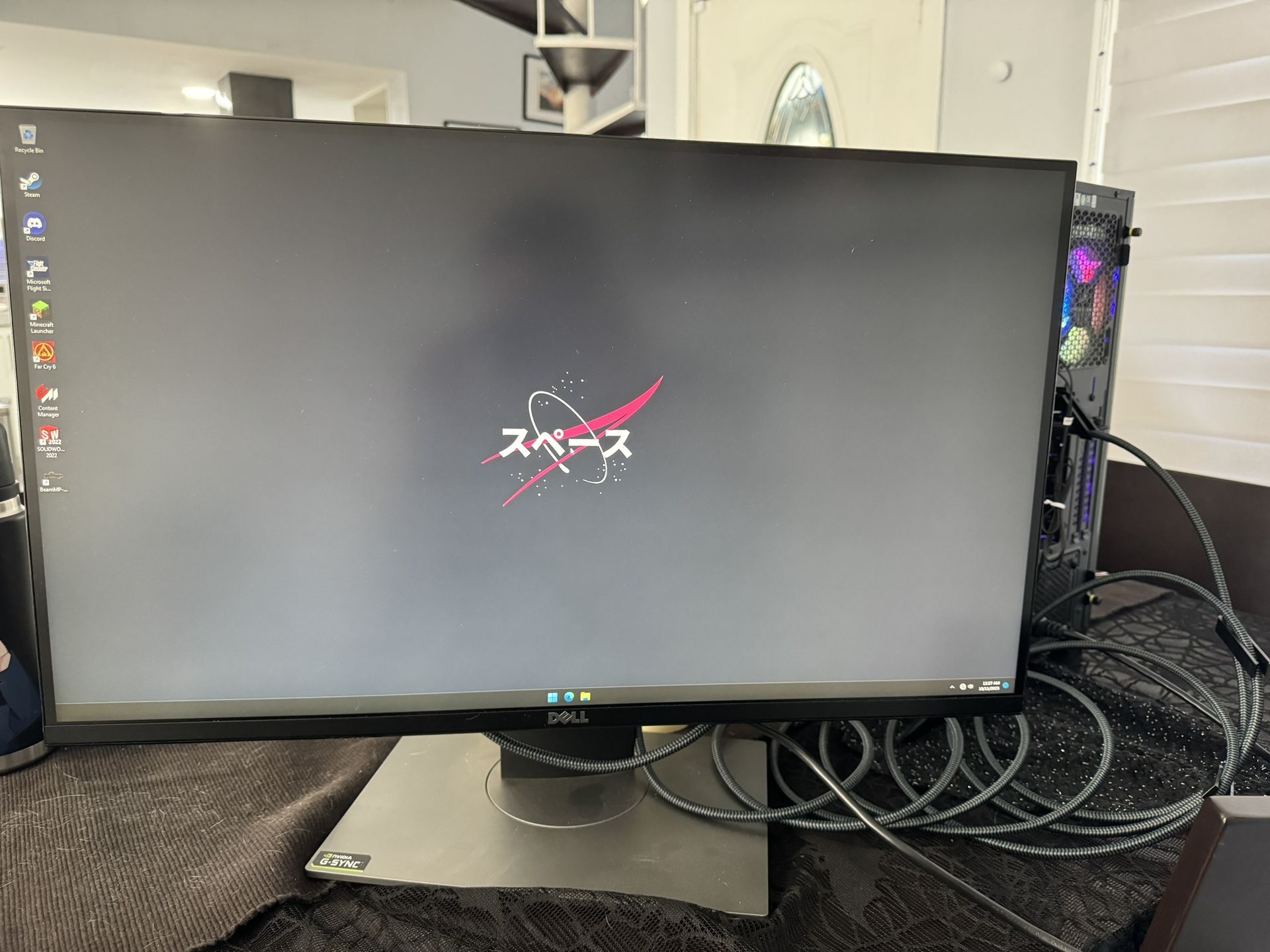 2 Gaming Monitors 2k 1440p 144hz Gsync