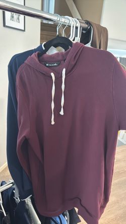 Travis Mathew Burgundy Pullover Hoodie L
