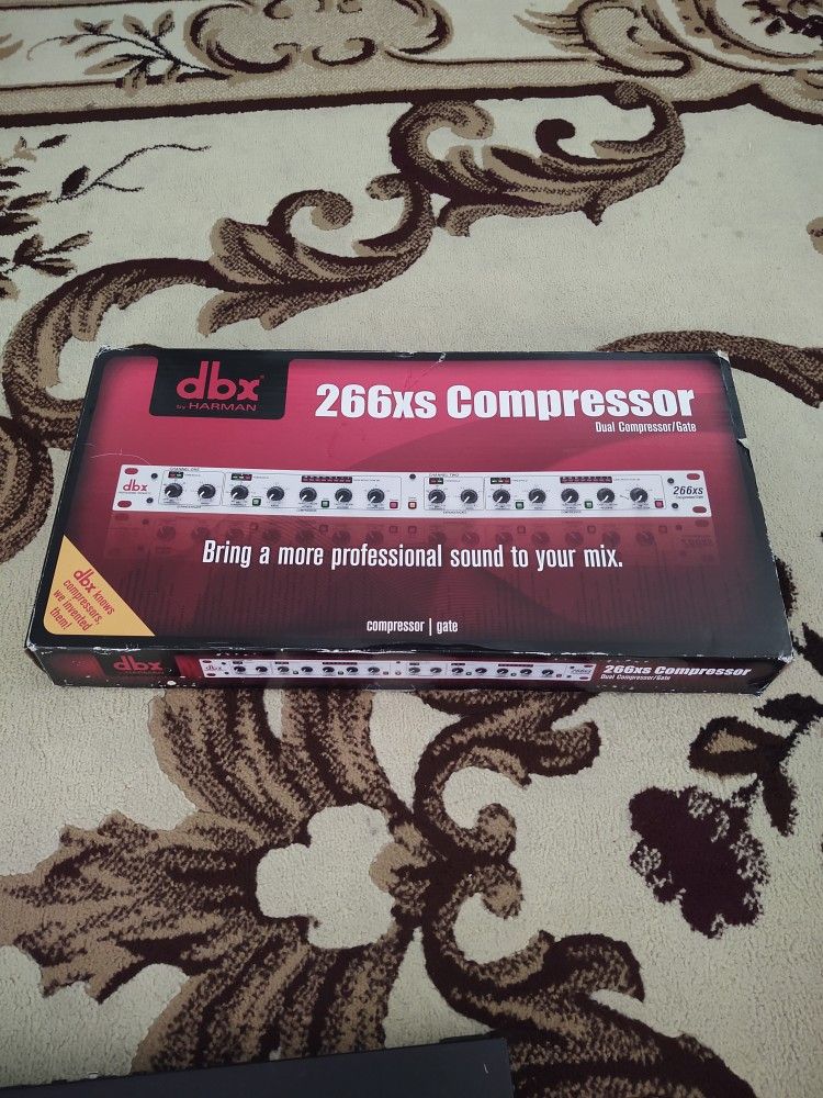 dbx 266xs Compressor Audio