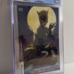 CGC Grade  9.8 Catwoman Number 14 Comic Book. 