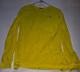 Polo Ralph Lauren Yellow Long Sleeve Shirt XL