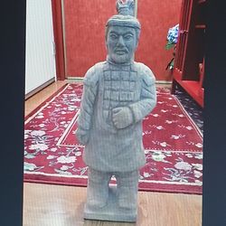 Chinese warrior statue