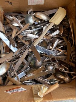 Spoons and fork and knife