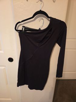 Black short dress