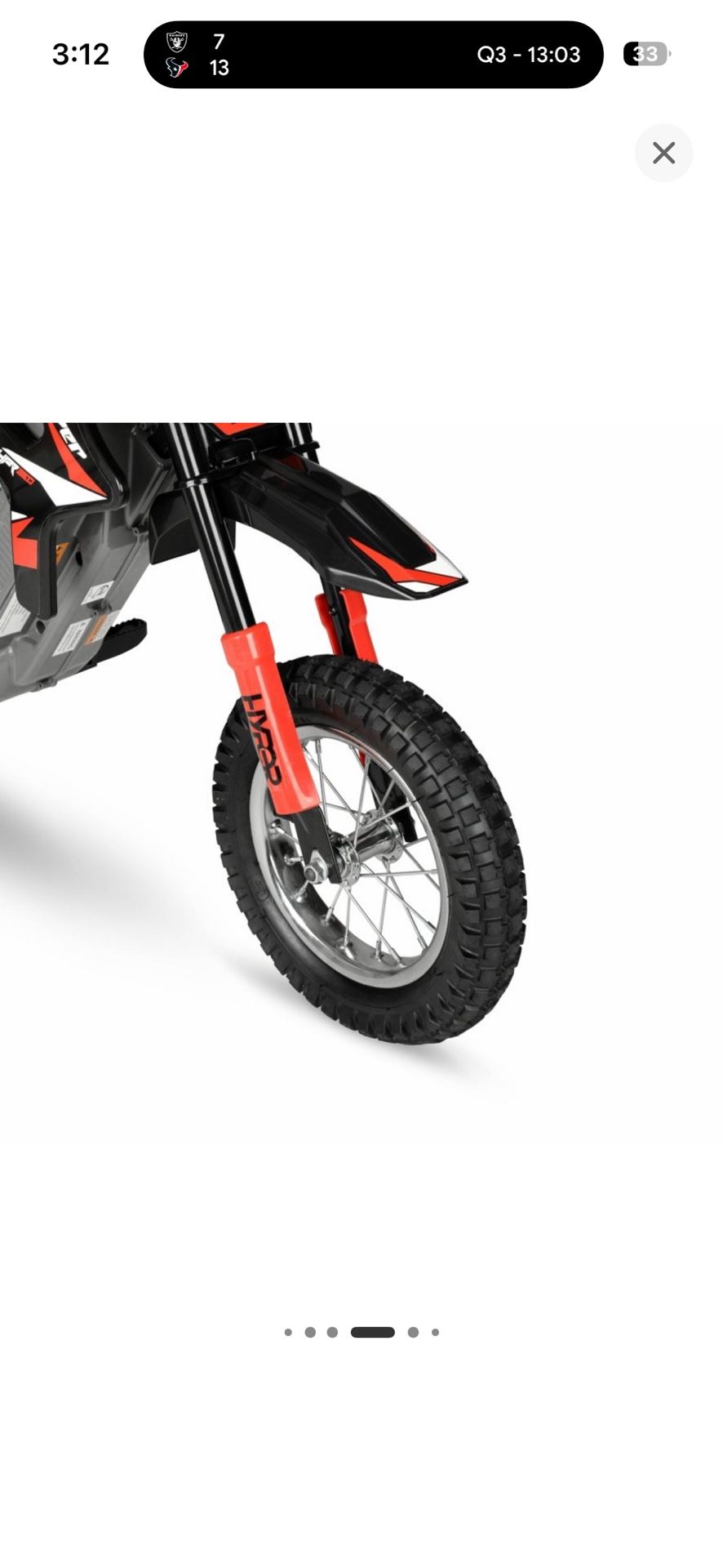 Razor Dirt Bike HPR350 Electric Motorbike For Kids