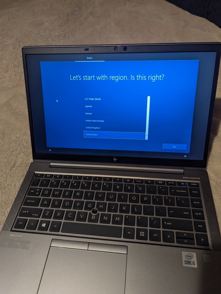 Aluminum HP Laptop Workbook Computer 