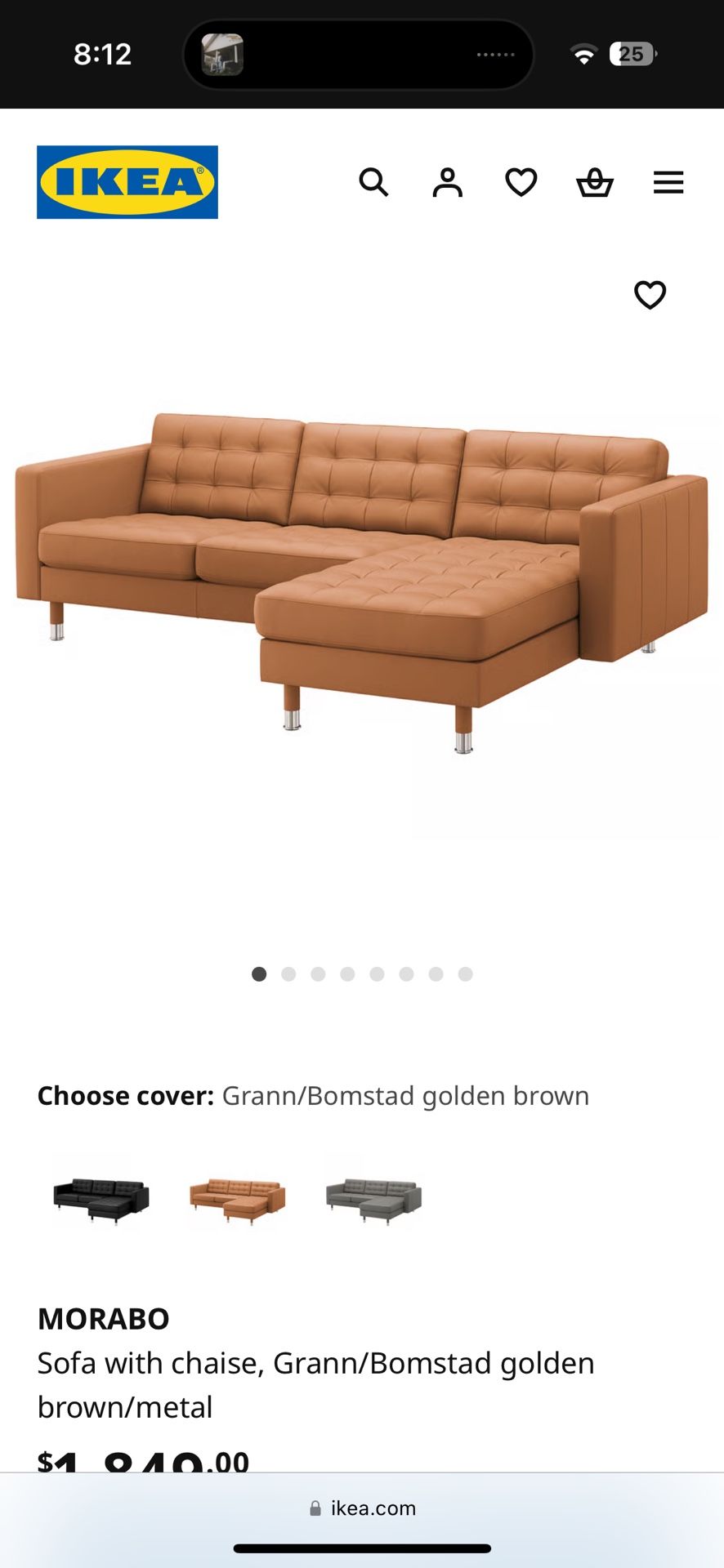 tan sofa