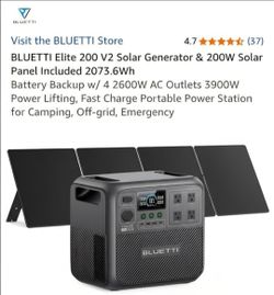 BLUETTI Elite 200 Solar Power Station