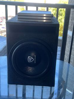 12 Inch Rockville Subwoofer and Amp
