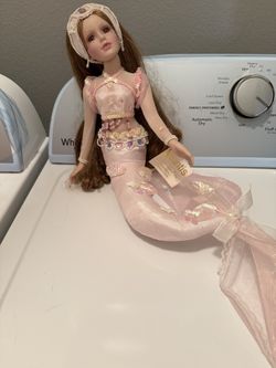 Porcelain Mermaid Doll