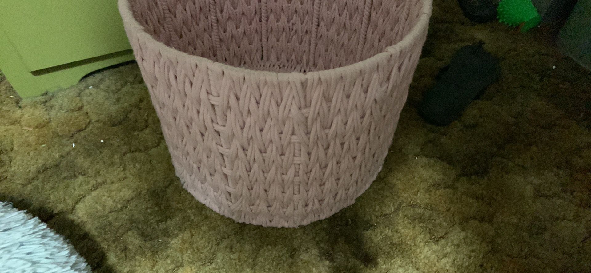 Large Pink Basket 