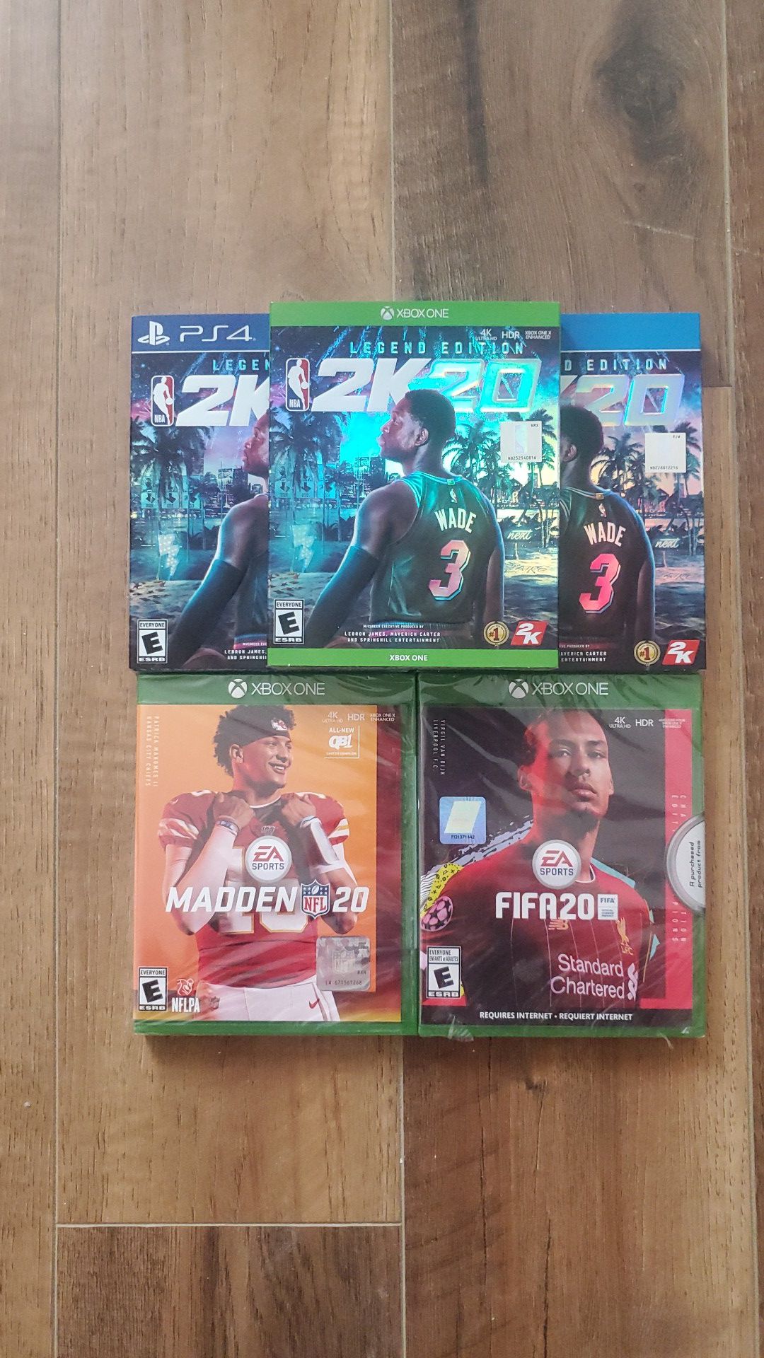 Sports game bundle - all brand new