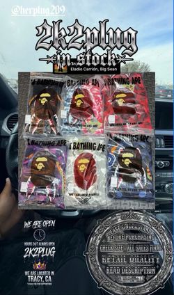 A Bathing Ape BAPE Shark Hoodie Bundle SIZE L