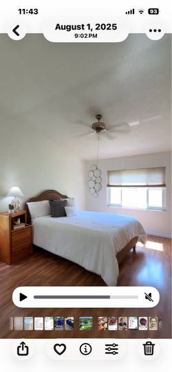 Queen bed frame