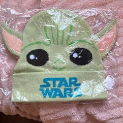 Dodgers Baby Yoda Beanie 