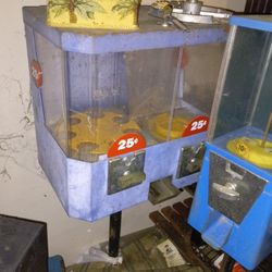 Two Gum Ball Machines 