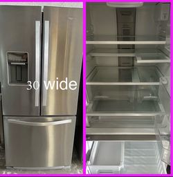 30 wide French door Refrigerator