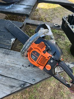 Brand new chainsaw