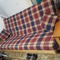 Like New Barely Used  Queen Futon . 400 Firm 