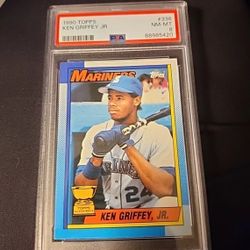Ken Griffey Error Baseball Card