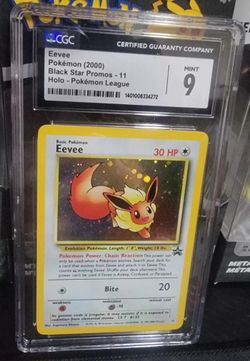 1999 eevee pokemon card Pokemon - Eevee (11) - Wizards Black Star Promos