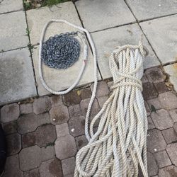 Anchor Line And Chain 