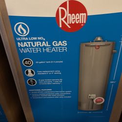 Water Heater Rheem 40 Gall