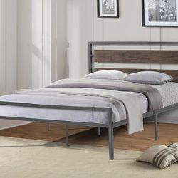 Twin size metal bed frame