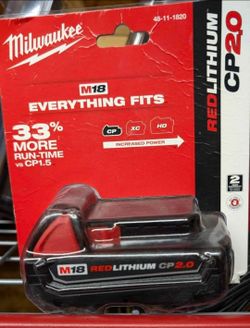 Milwaukee M18 Battery 2.0 Pick up concord