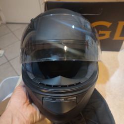 Gdm Matte Black Helmet 