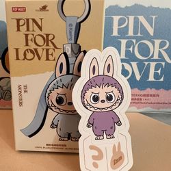 "?" THE MONSTERS Pin for Love Series-Vinyl Plush Pendant  ✅IN STOCK ✅