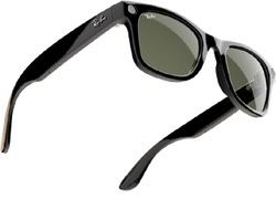Meta Ray-Ban Wayfarer (Shiny black Frame / Green Lenses)