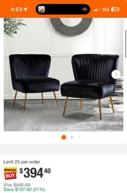 Brand New Black Chair 