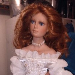 Porcelain Bride Doll 