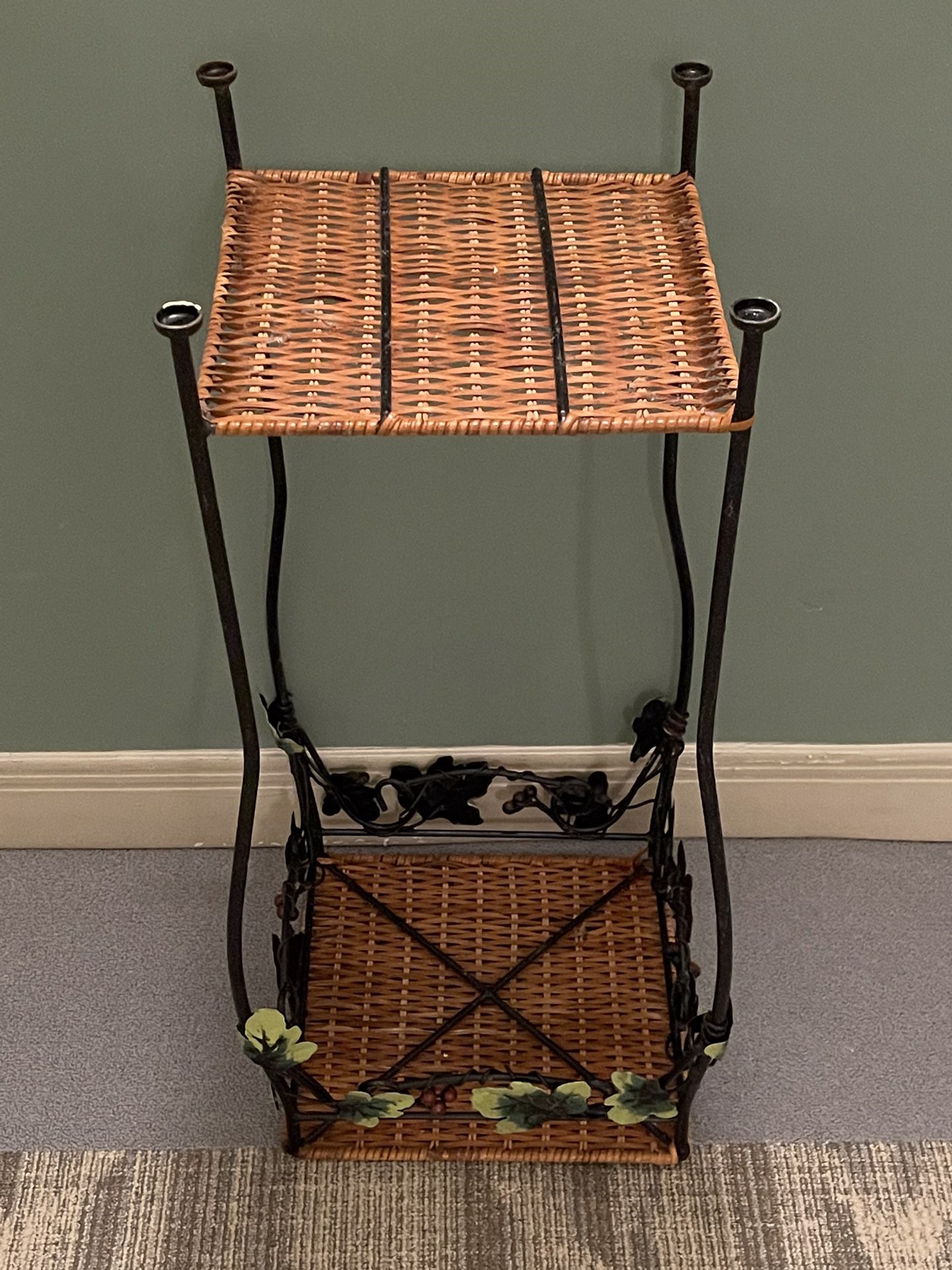 WROUGHT IRON PLANT STAND - firm price
