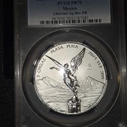 2024 Mexican Libertad 1 Ounce .999 Pure Silver Coin