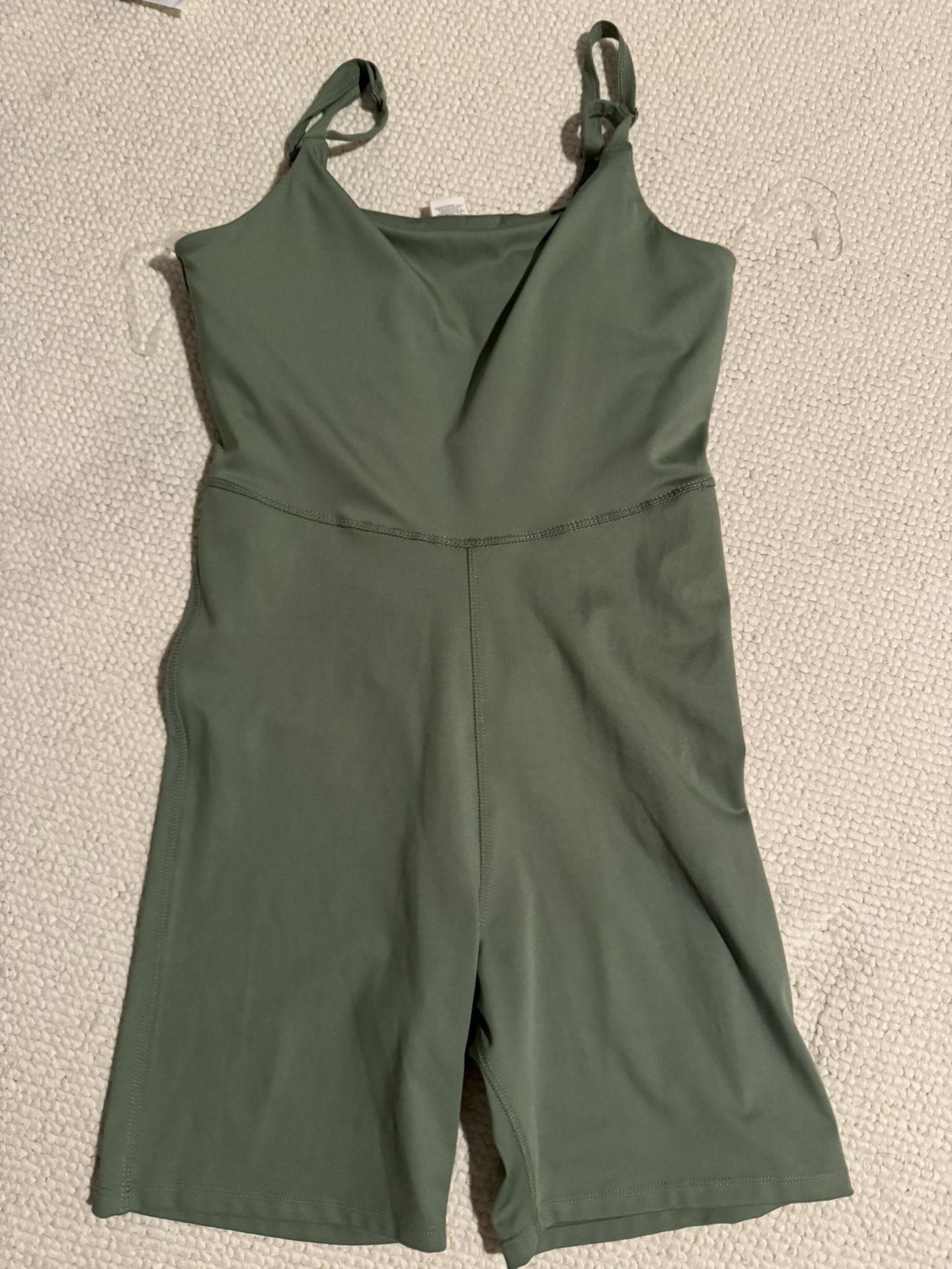 Womens Size Large No Comment Green Bodysuit