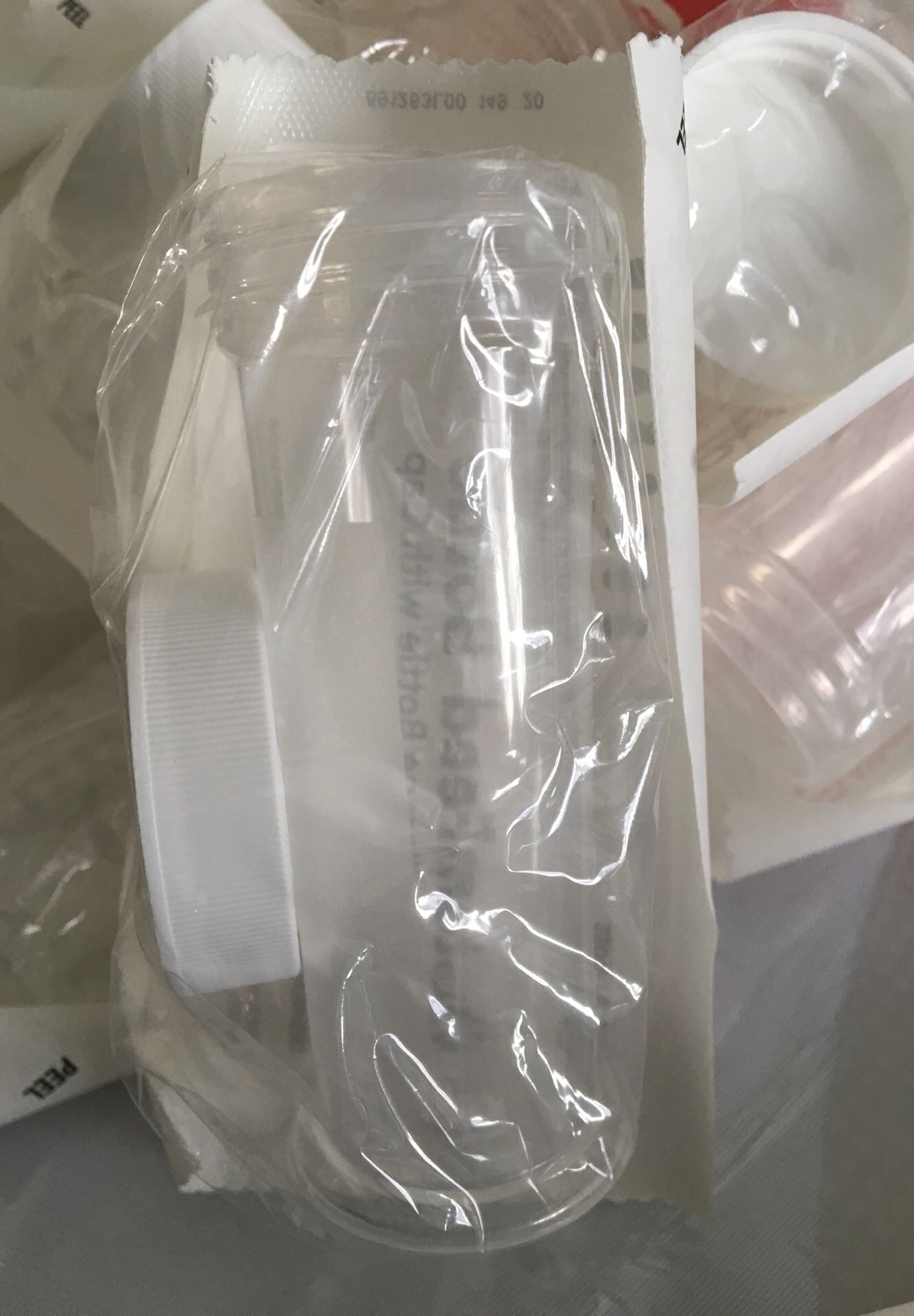 25 breast milk storage bottles!