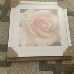 VNVNK 16x16 Frame White, Perfect for 16x16 Inch Picture without Mat or 12x12 Inch Picture with Mat, Home Wall Decor Picture Frame-1 PCS