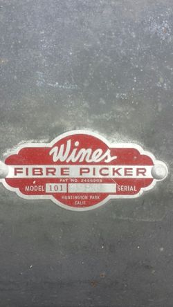Vintage fibre picker