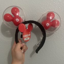 Mickey ears Red Balloon 