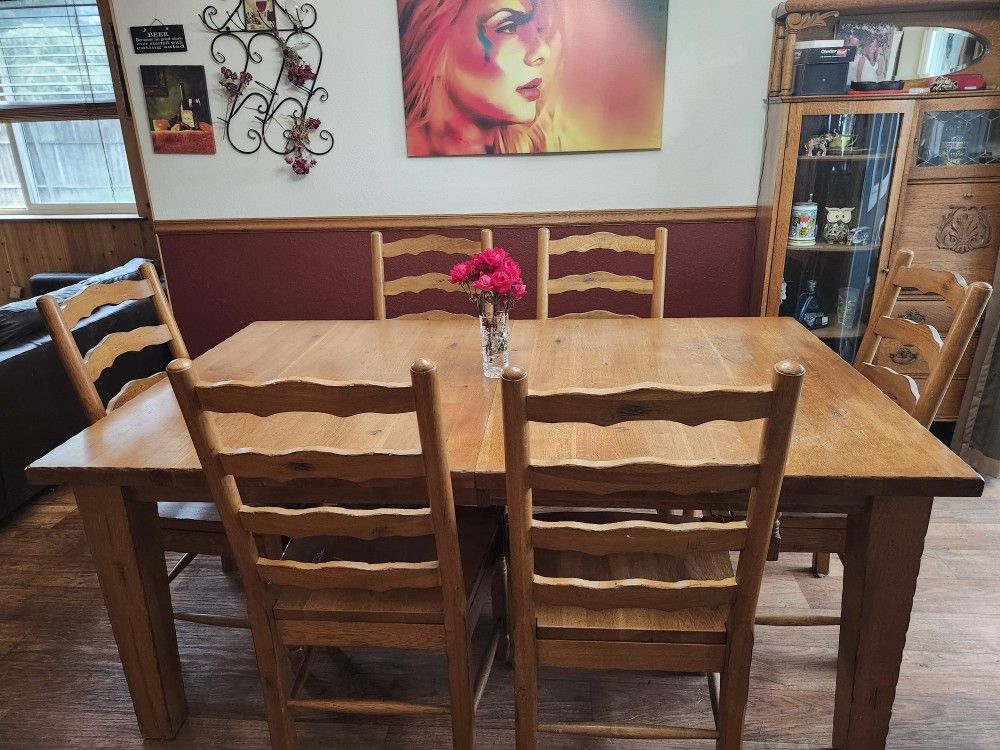Solid Wood Kitchen Table