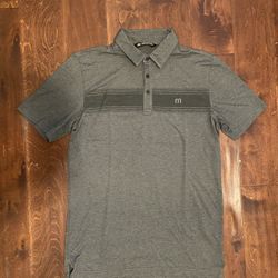 Travis Mathew Golf Polo T-shirt S Space Gray