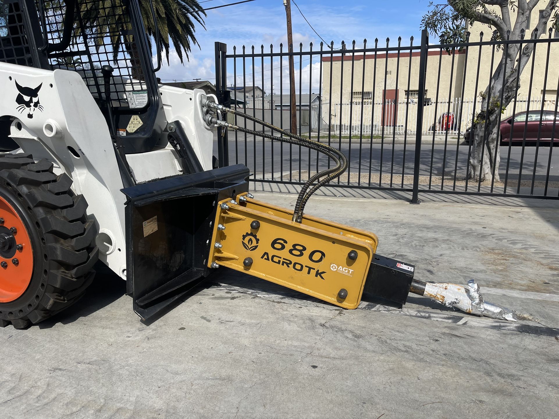Skid Steer Hydraulic Breaker for Sale in Wilmington, CA OfferUp