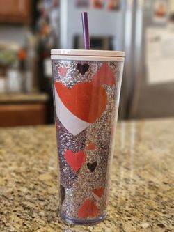 Valentine's Sequin 2021 Starbucks Tumbler