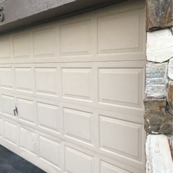 Steel garage doors